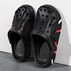 Men's Comfortable Platform Clogs Hollow Out Non Slip Garden Shoes