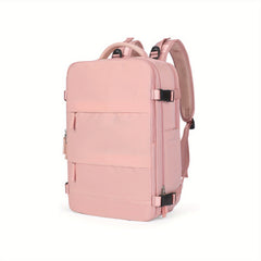 Functional Travel Backpack Carry On Luggage Bag With Shoes Compartment