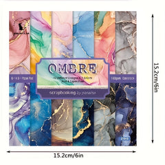 DIY Photo Album Scrapbook Journaling Paper 6 inch Abstract Background Paper