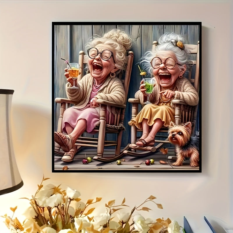 Grandma's Lazy Time Jigsaw Puzzle - Easy DIY