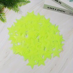 70 Glow In The Dark Stars Wall Stickers