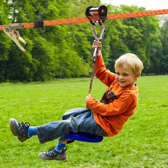 Zip Lines For Kids Outdoor Toys Pulley Kits 50 Ft Slackline