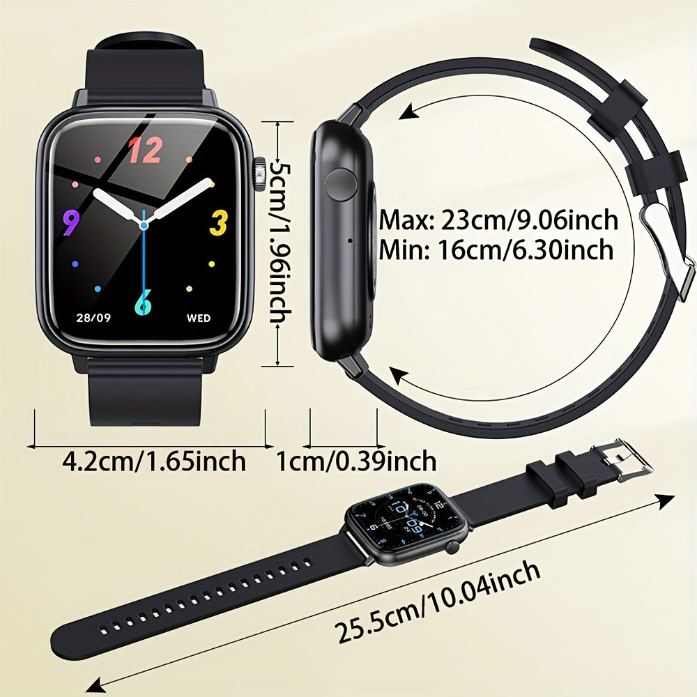 LAXASFIT Smart Watch 4 HD Screen 100 Sport Modes Fitness Activity Tracker