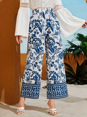 Floral Wide Leg Pants for Women Spring & Summer