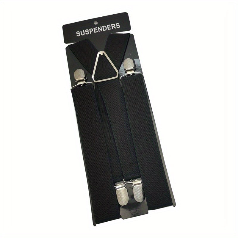 Men's High Elasticity Suspenders With Protection Clips