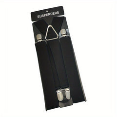 Men's High Elasticity Suspenders With Protection Clips