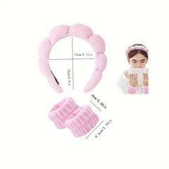 SoftTouch Solid Elastic Headband 3pcs Set
