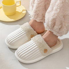 Women's Detachable Lined Slippers Closed Toe Indoor Shoes