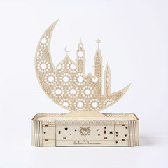 Moon Goddess Music Box Wooden 3D Puzzle DIY Craft Kit