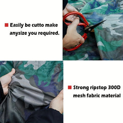 300D Camo Mesh Burlap Ground Blinds for Wildlife Photography