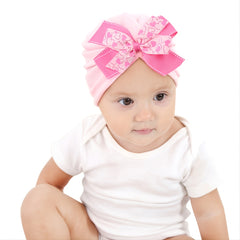 Kids Double Layer Bow Christmas Hat