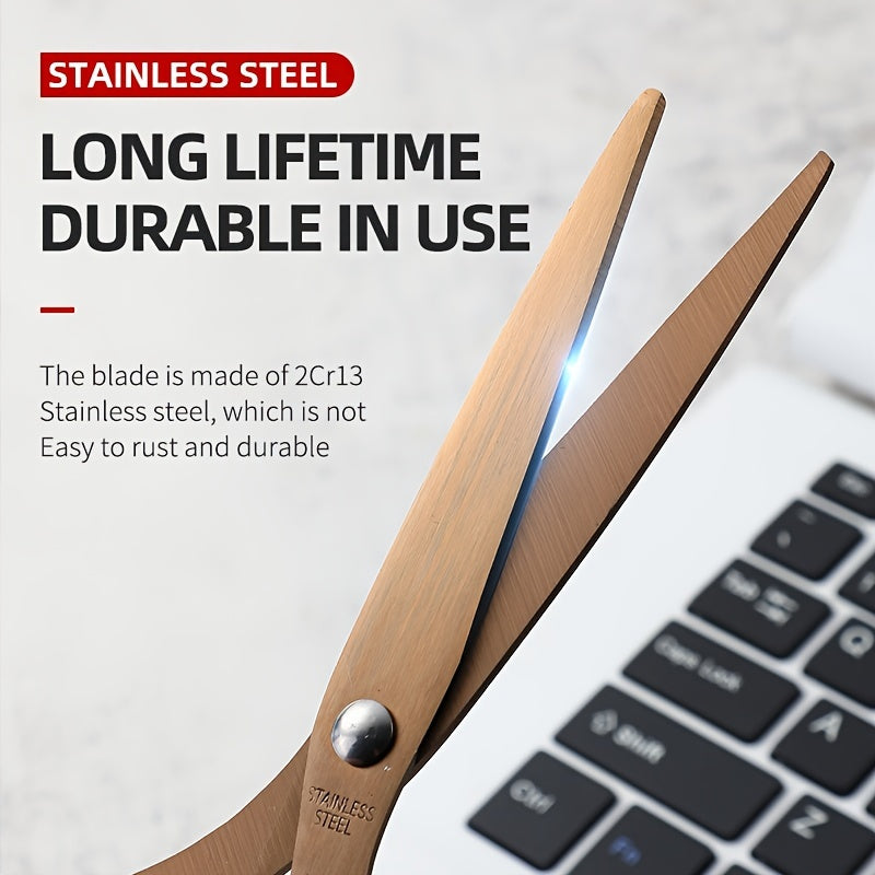 Non Stick Scissors Stainless Steel Paper Cutter School Stationery Crafts Scissor