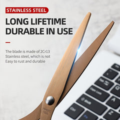 Non Stick Scissors Stainless Steel Paper Cutter School Stationery Crafts Scissor