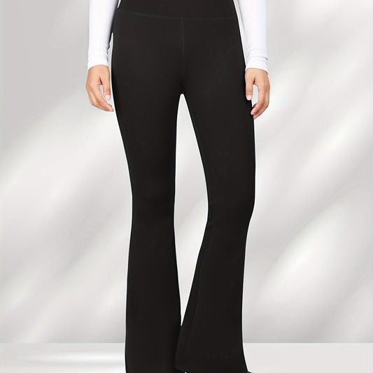Women's High Waist Flare Yoga Pants Stretch Tummy Control Leggings