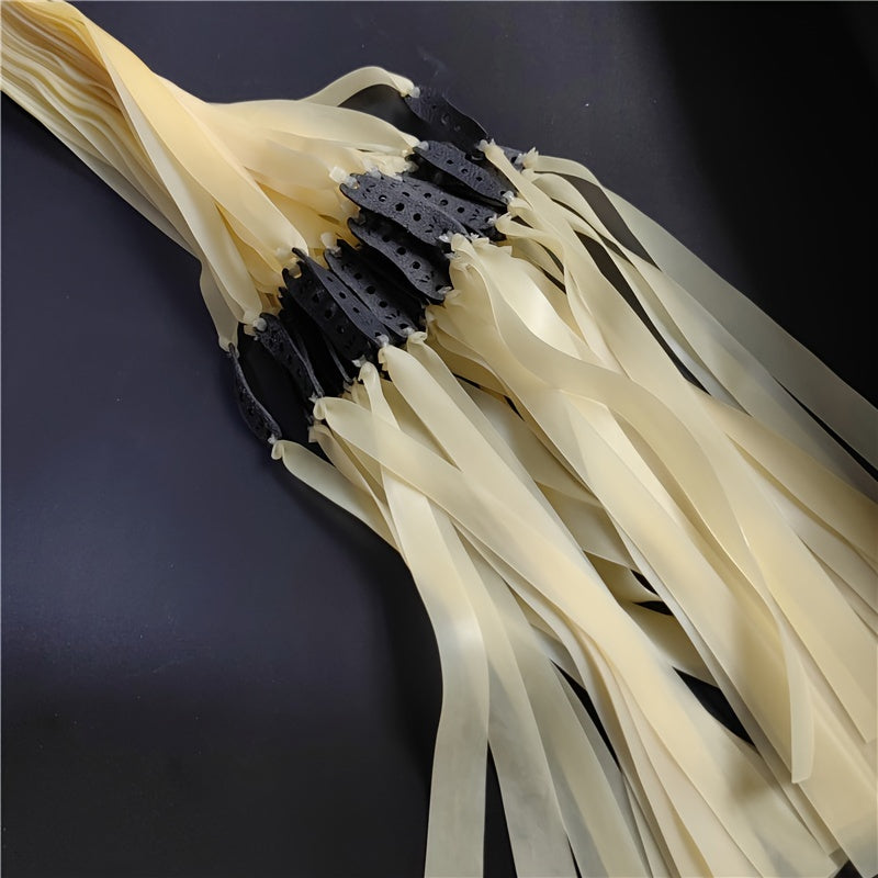 10pcs 8mm Tubular Bands Replacement Rubber Bands for Outdoor Games