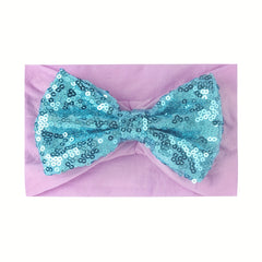 Autumn Sequin Bow Hairband for Baby Girls