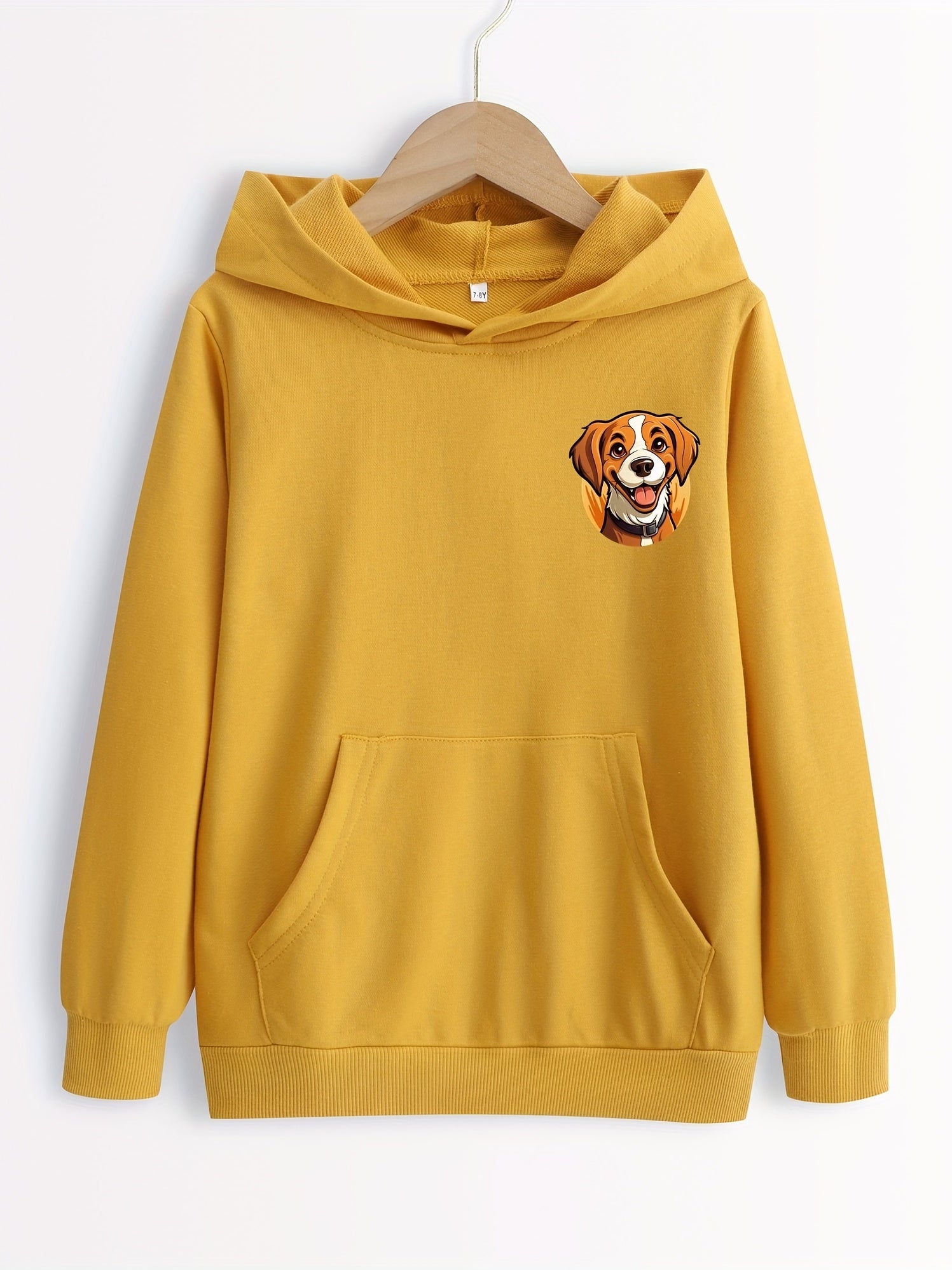 Animal Print Boys Casual Pullover Hoodie Long Sleeve Sweatshirt