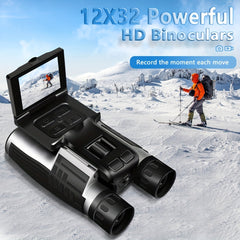 HD 12x32 Binoculars for Travel Camping Hiking