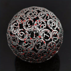 Metal Hollow Dice Polyhedral RPG Accessories Halloween Gift