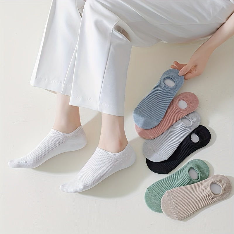 7 Pairs Low Cut Ankle Socks Women's Stockings & Hosiery