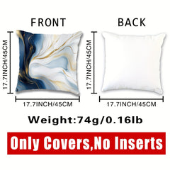 Marble Stripe Flannel Pillowcase for Sofas & Chairs