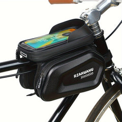 MTB Saddle Bag Double Front Beam Waterproof Touch Screen Handlebar Bag