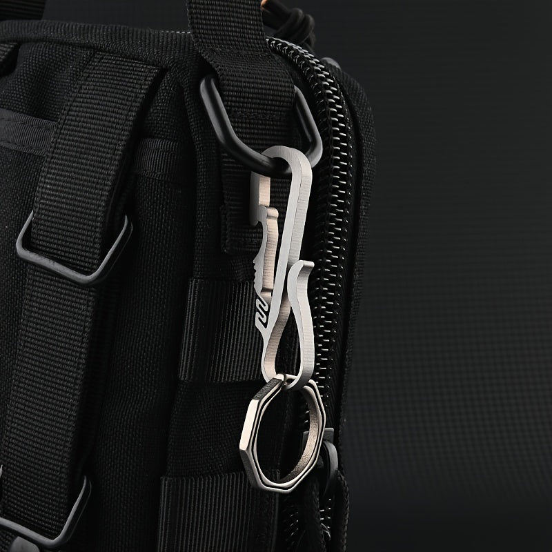 Titanium Alloy Keychain Buckle Pendant Waist Hanging Key Ring Keychain
