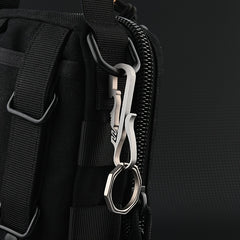 Titanium Alloy Keychain Buckle Pendant Waist Hanging Key Ring Keychain