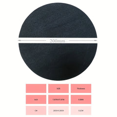 Turtle Round Mouse Mat Mouse Pad Non Slip Rubber Base 7.87 X 7.87 X 0.1inch
