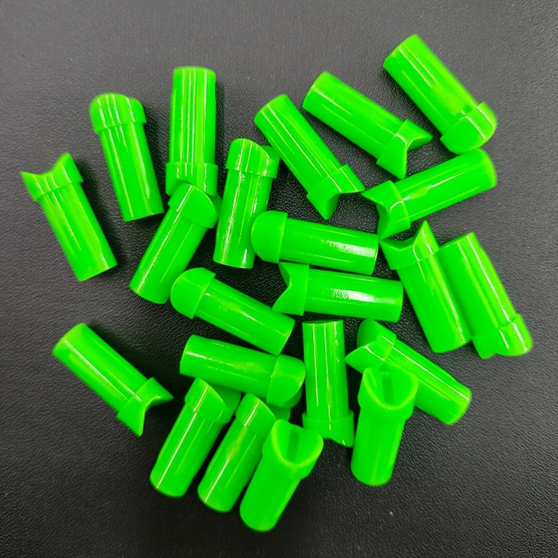20pcs Archery Half Moon Crossbow Bolts Arrow Nocks Green Meniscus Shape Nocks