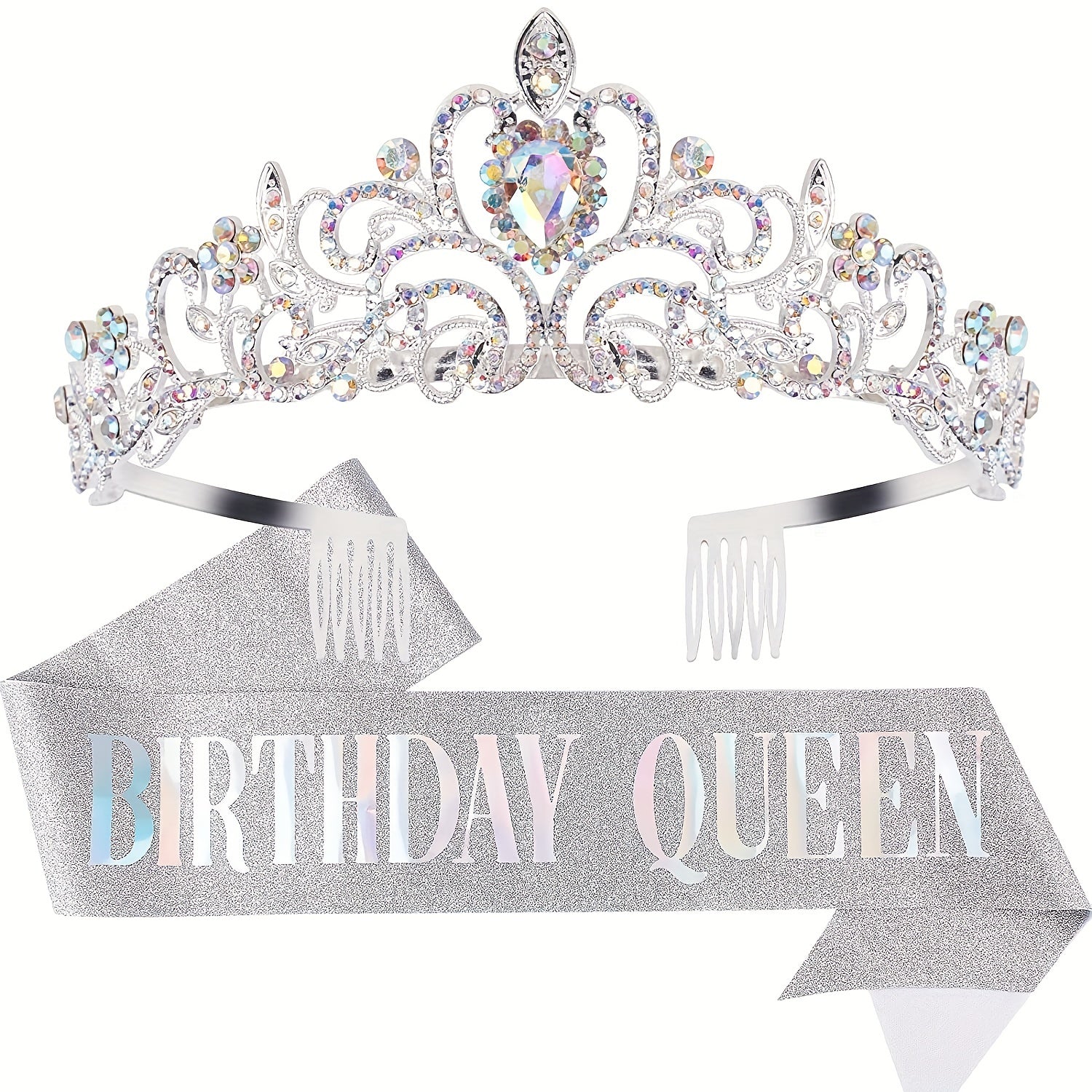 3D Crown Head Buckle for DIY Crafts and Hair Accessories