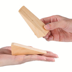 10pcs Wooden Wedges for Chair Caning Wood Wedge Non Slip Door Tool