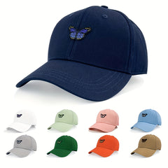 Butterfly Embroidery Patch Baseball Cap Candy Dad Hats Adjustable