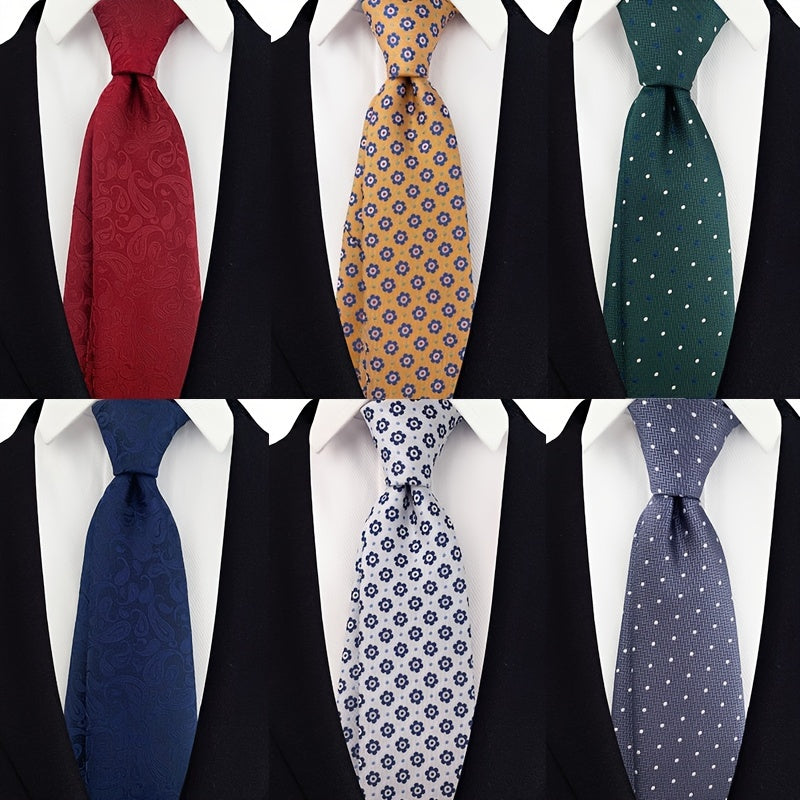 Men's Vintage Business Polyester Tie