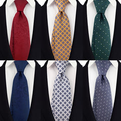 Men's Vintage Business Polyester Tie
