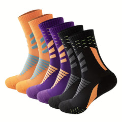Men's Mid Crew& Ankle Sport Socks Set