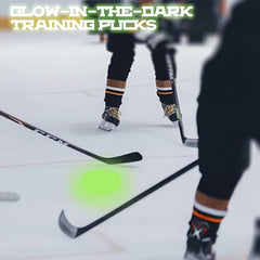 4pcs Glow in the Dark Ice Hockey Training Balls Night Sports Practicing