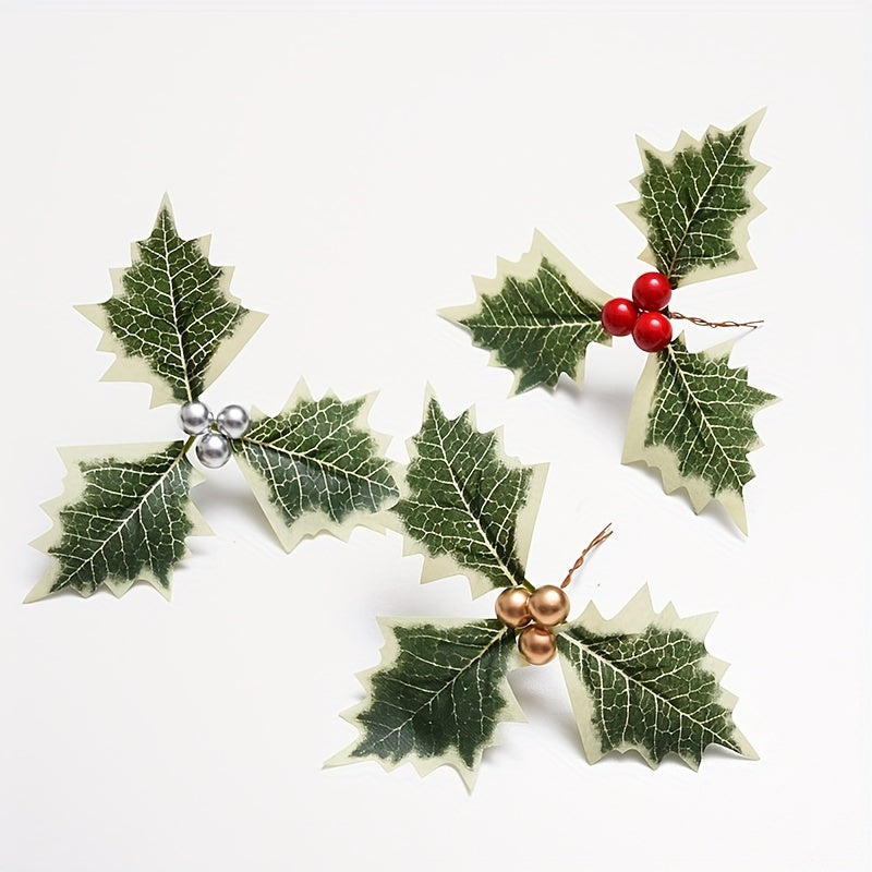 Red Fruit Christmas Tree Decoration DIY Bonsai Branch Plug