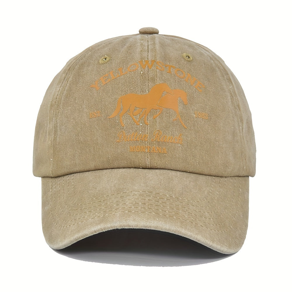 Yellowstone Graffiti Printed Baseball Cap