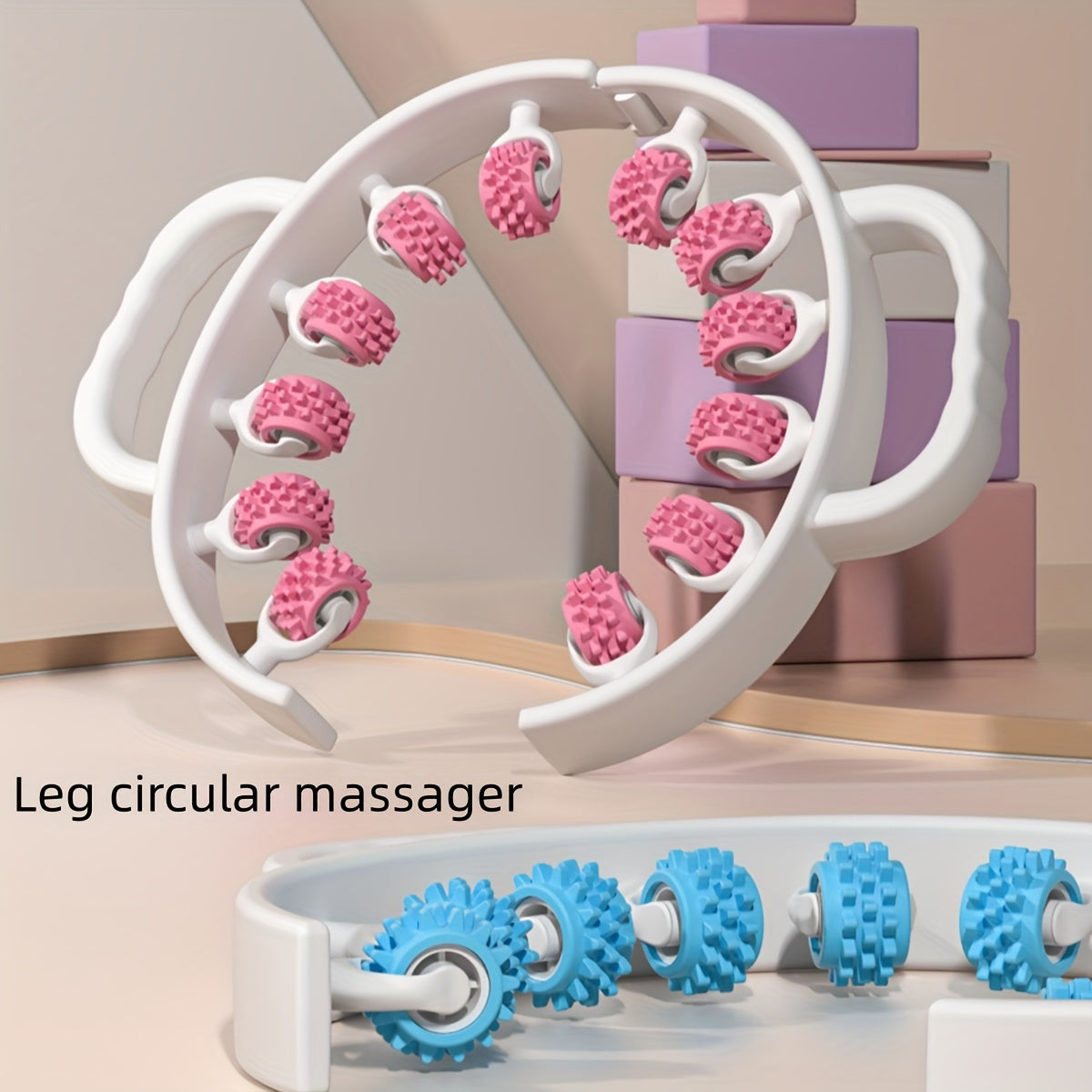 Circular Leg Clamp Yoga Massage Roller Exercise Equipment