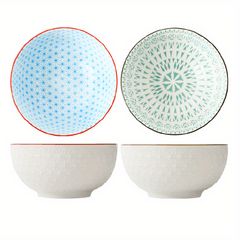 2pcs Ceramic Bowl 33 Oz Soup Salad Cereal Dessert Rice Noodles