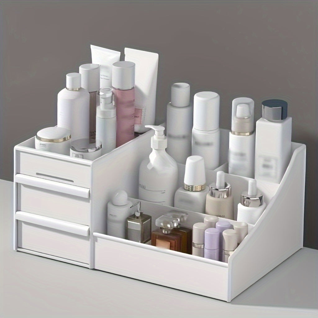 Makeup Organizer With Drawers Countertop Cosmetic Storage Box