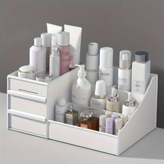 Makeup Organizer With Drawers Countertop Cosmetic Storage Box