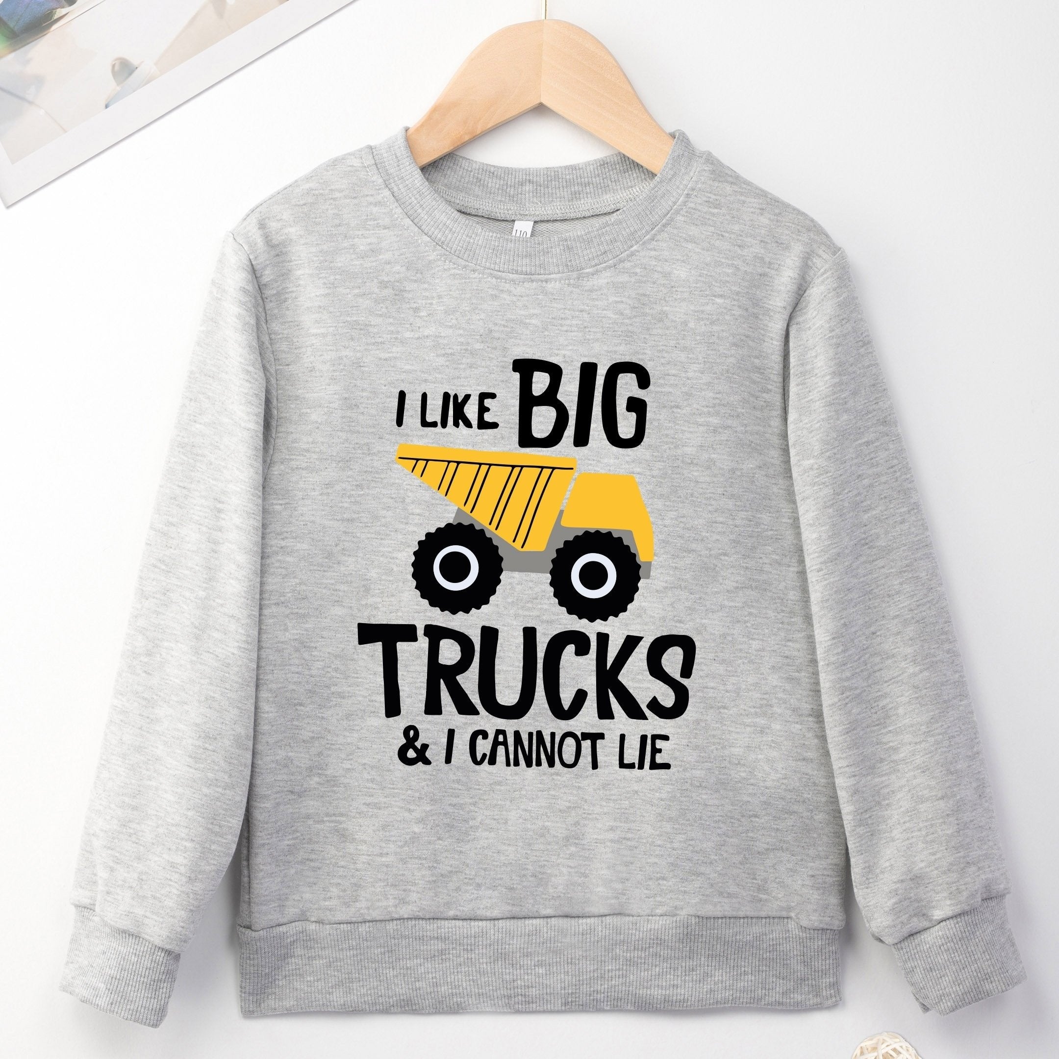 Boys' Hooded Truck Print Soft Top