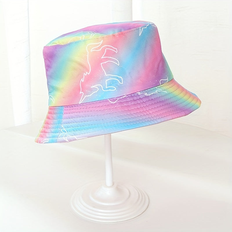 Kids Animal Fisherman Hat Cartoon Wide Brim Basin Hat For Boys And Girls