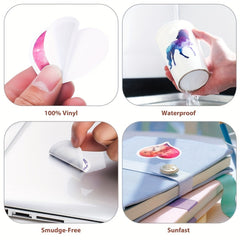 50pcs Cactus Cartoon Stickers Waterproof Vinyl Stickers For Laptop Travel