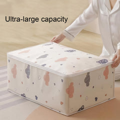 Large Capacity Quilt Organizer for Closet Space Optimization