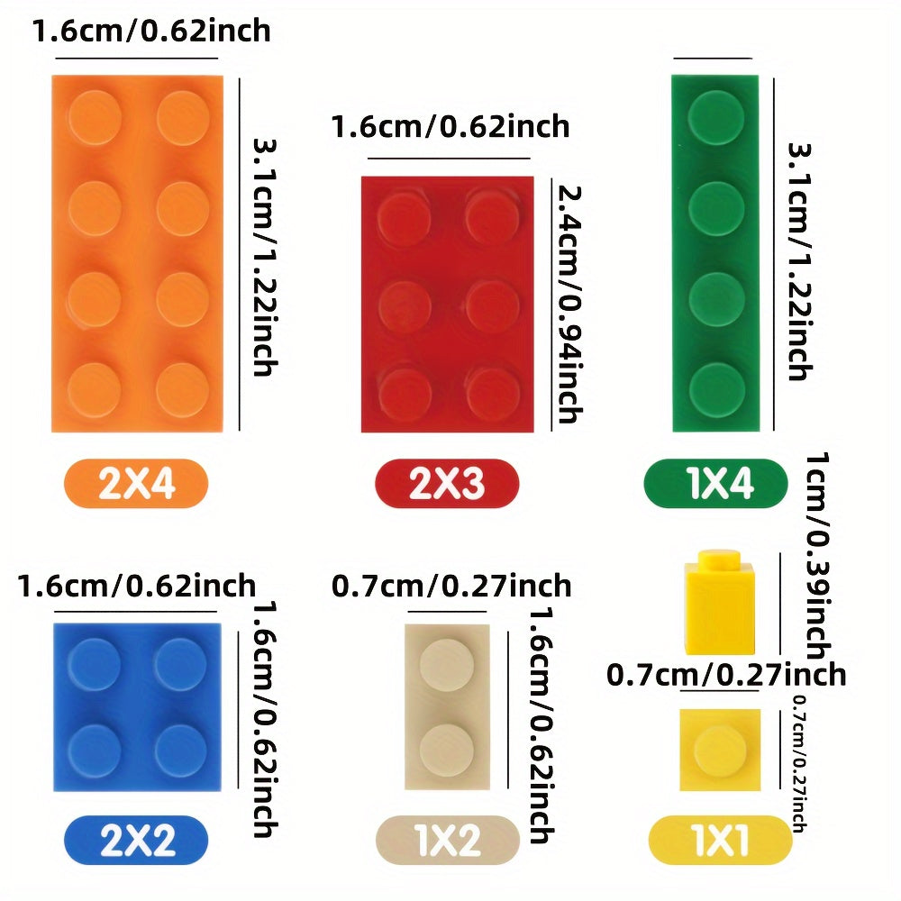 220pcs Small Grain Building Blocks Educational Assembly Building Toys