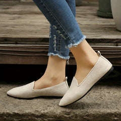 Women's Pointed Toe Ballet Shoes Lightweight Walking Flat Shoes