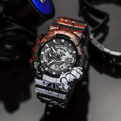 Anime Graffiti Multifunctional Student Sports Boys Watch